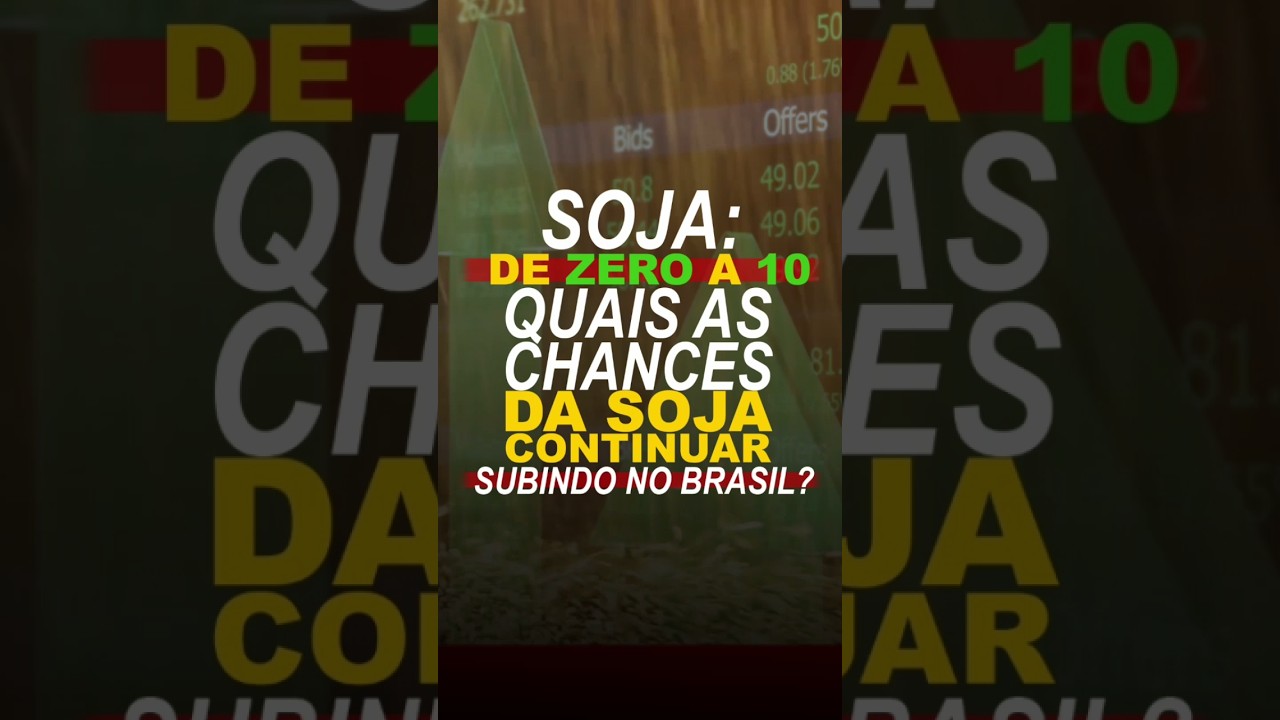 SOJA: DE ZERO A 10, QUAIS AS CHANCES DA SOJA CONTINUAR SUBINDO NO BRASIL?