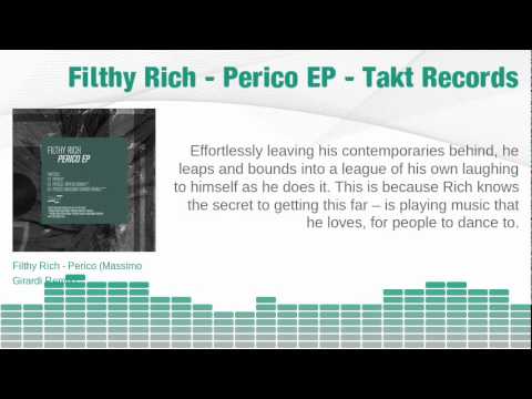 Filthy Rich - Perico EP (incl. Tapesh & Massimo Girardi Remixes) - Takt Records