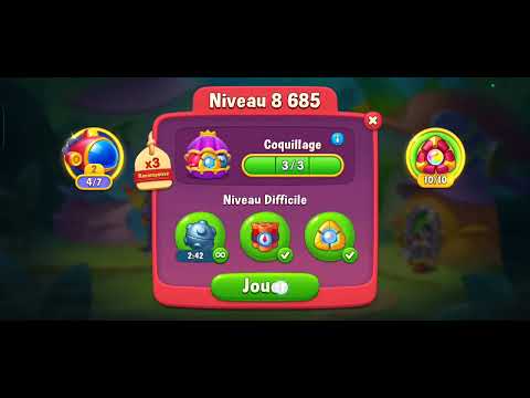 Fishdom level 8681 to 8692 / niveau 8681 au 8692