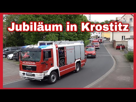 FAHRZEUGKORSO1️⃣3️⃣5️⃣Jahre FF Krostitz🚒🚨