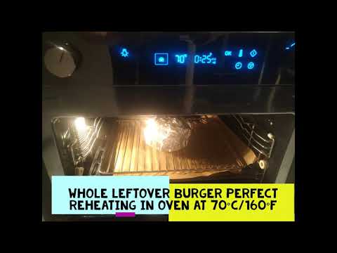5 Steps: Whole Burger + Fries Perfect Oven Reheating