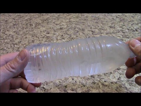 How To Instantly Freeze Supercooled Bottle Of Water