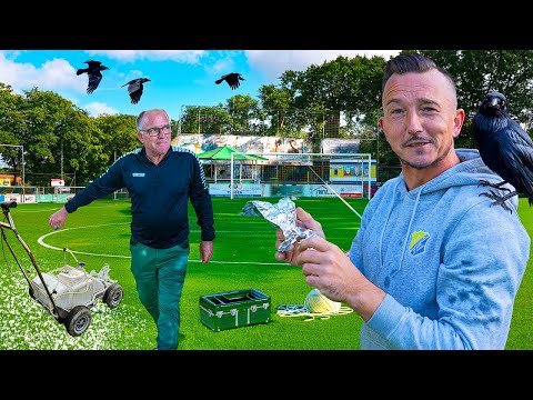 Schnur & Alupapier gegen Raben – kann das funktionieren? 😅⚽