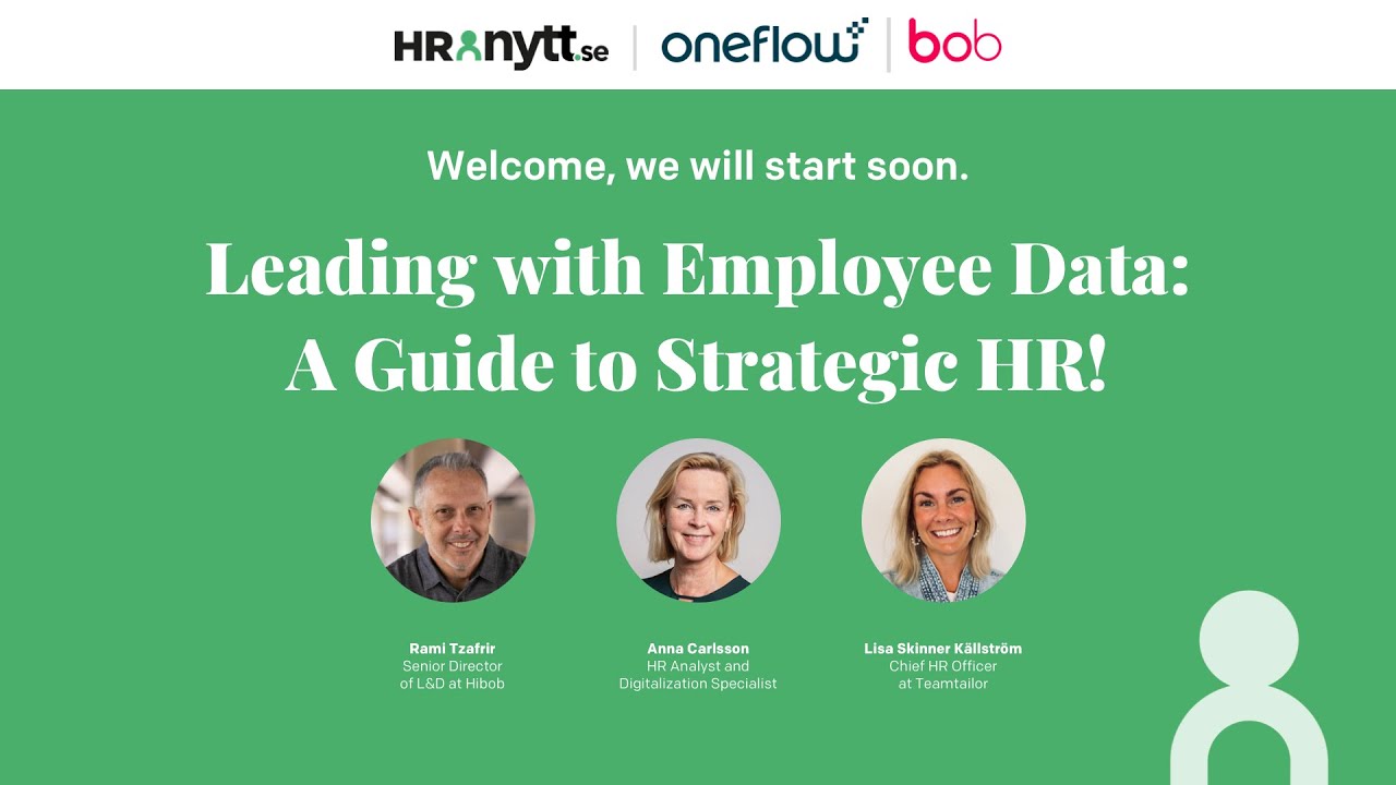 Webinar – Leading with Employee Data: A Guide to Strategic HR