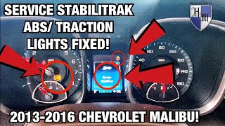 CHEVROLET MALIBU SERVICE STABILITRAK / ABS & TRACTION CONTROL FIXED FAST & EASY! (2013-2016 MALIBU)