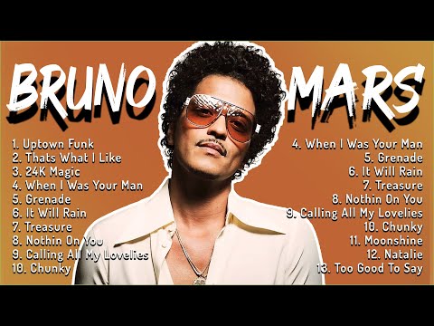 Bruno Mars | Top Songs 2025 Playlist | When I Was Your Man, Just The Way You Are, 24K...#album