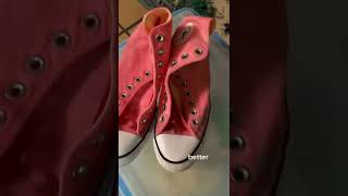 Dyeing this converse Video By cheekyhotbox #Shorts