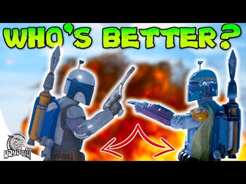 JANGO FETT VS BOBA FETT! WHO'S BETTER?! - Star Wars Battlefront