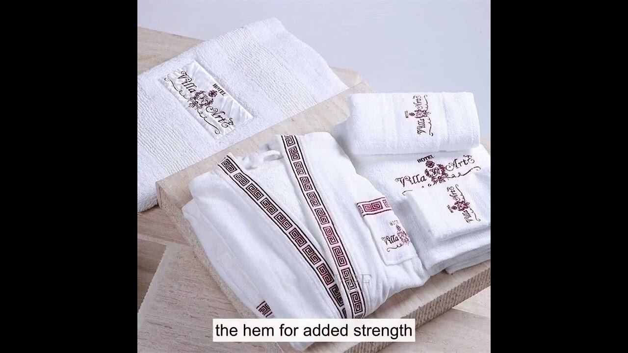 YRF-Szlafrok Szlafrok Szlafrok Welurowy Szlafrok, Okłady Kąpielowe, Wafel Splot Bawełniany Szlafrok