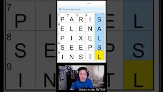 Mini in 12 seconds Tuesday 6/20/23 New York Times Crossword #crossword #puzzle #shorts