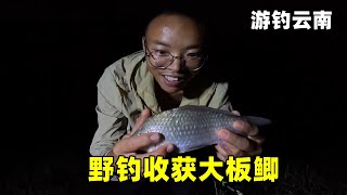 游钓云南发现好位置都被占了，辗转来到野区，野钓收获大板鲫【真男人老黄】