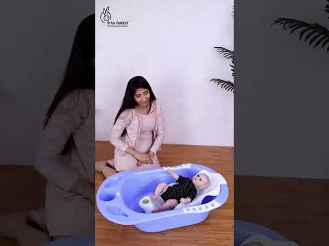 R for Rabbit Kiddie Kingdom Splash Bath Tub With Seat Sling