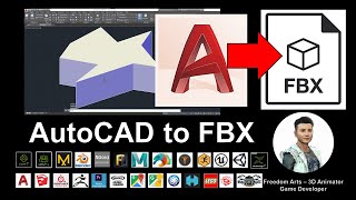AutoCAD to FBX - 3D Modeling Animation & Game Dev Tutorial