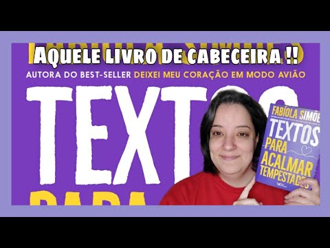 RESENHA   TEXTOS PARA ACALMAR TEMPESTADES