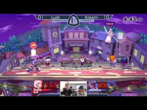 Sm4sh@Mines 38 - Kream (Robin, Little Mac) Vs. Ludi (Greninja) - Winners Round 2
