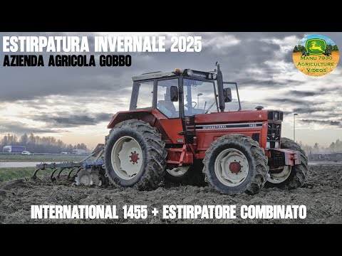 |4K| PURE SOUND | Estirpatura invernale 2025 | INTERNATIONAL 1455 + estirpatore combinato | By GOBBO