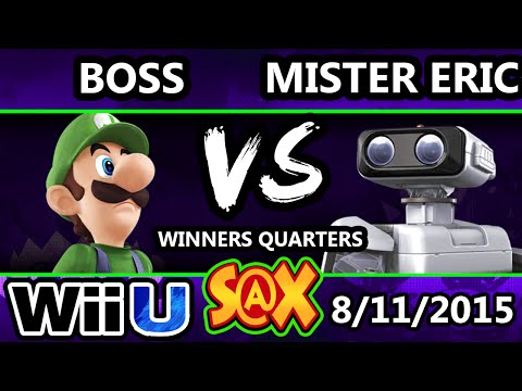 S@X 110 - WS Boss (Luigi) Vs. Mr.Eric (R.O.B.) Winners Semis - Smash Wii U - Smash 4