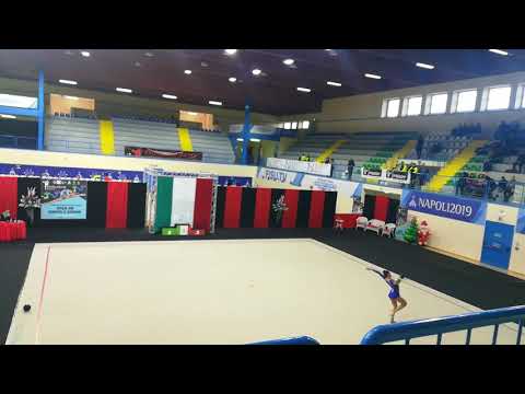 Carlotta Maino 2003 esercizio alla palla campionato individuale Gold 2019 Nazionale