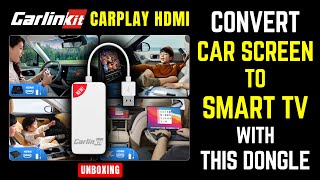 Carlinkit CarPlay to HDMI Digital Video Output Adapter  |   UNBOXING REVIEW