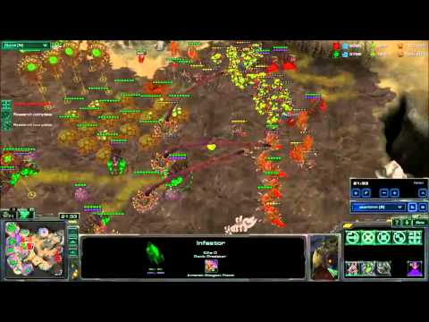 SC2 HotS ZvZ on Akilon Wastes Highlight (August 24, 2013)
