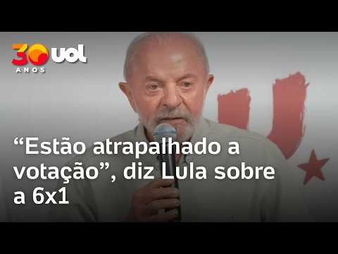 Lula critica posição de Flávio e de bolsonaristas sobre a 6×1: ‘Estão atrapalhando a votação’