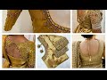 Golden Blouse Design Back Blouse Designs New Model Blouse Designs New Collection