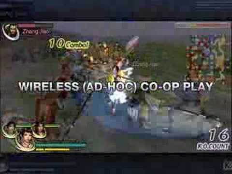 Warriors Orochi in all its glory on PSP