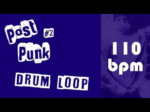 Post Punk Drum Loop #2 - 110 bpm
