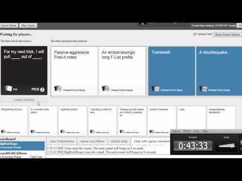 Isaac Cheats - Cards Against Humanity #4 W/ Isaac and Sidney