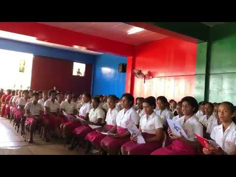 isa lei noqu senilili - ACS serenading guests at their end of year prize giving 2020