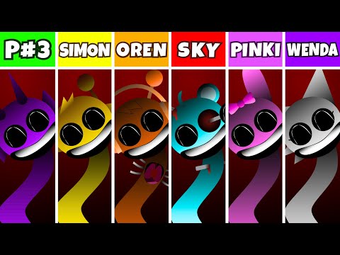 Incredibox Sprunki: Phase 3 But Simon VS Oren VS Sky VS Pinki VS Wenda VS Vineria