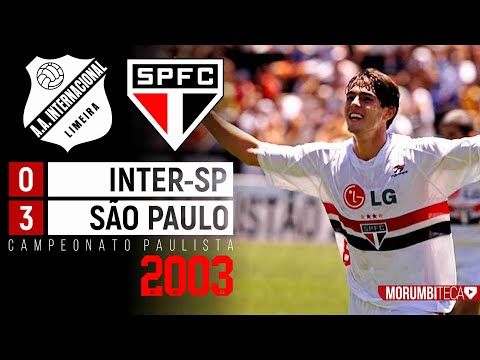 Inter-SP 0x3 São Paulo - 2003 - GOLAÇO DE KAKÁ E O PRIMEIRO GOL DE KLÉBER GLADIADOR!