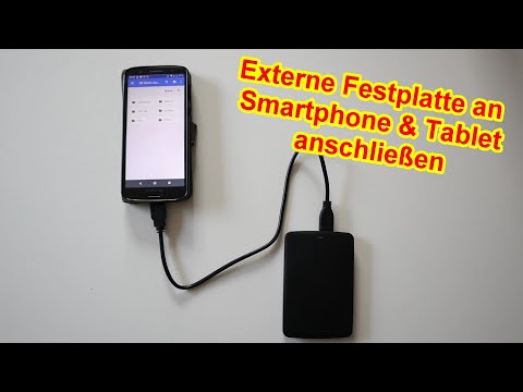 Externe Festplatte an Android Smartphone & Tablet anschließen & Daten (Bilder & Videos) übertragen