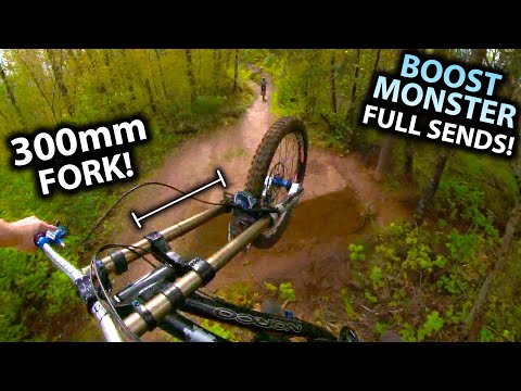 What's it like Riding BIG JUMPS on BIG SUSPENSION?! - 300mm FULL SENDS (+ new upgrades!)