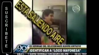 l &#39;Loco Mayonesa&#39;  Joven en estado de ebriedad arma escándalo por la mayonesa