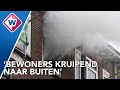 Voorbijgangers redden gezin uit brandende flat - OMROEP WEST