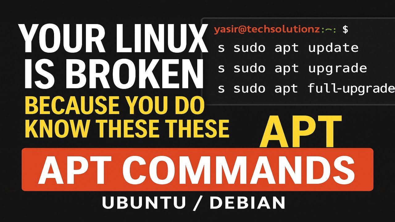 Your Linux Is Broken Because You Don’t Know These APT Commands : Package Management on Linux