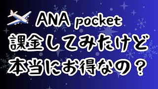 ポイ活【ANA Pocket】結局どのくらい得なの?