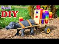 Numberblocks DIY Woodworking Ideas Making Bullock Cart From Wooden Bamboo Sticks