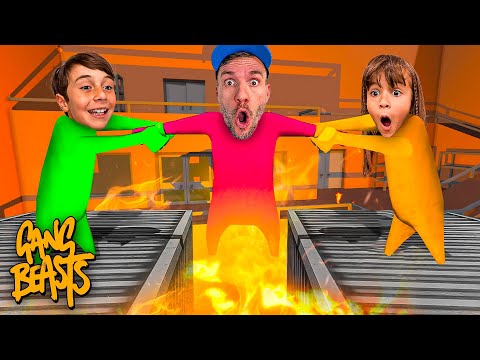 GANG BEASTS COM MARCOS E LAURA - Brancoala Games