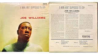 Joe Williams: A man ain&#39;t supposed to cry