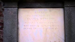 preview picture of video 'James Ritchie Gravestone Old Parish Church Graveyard Easter Rhynd Perthshire Scotland'