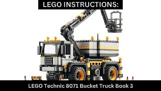 LEGO INSTRUCTIONS: Build the AWESOME Bucket Truck 8071 – Let’s Lift and Build! Book 3