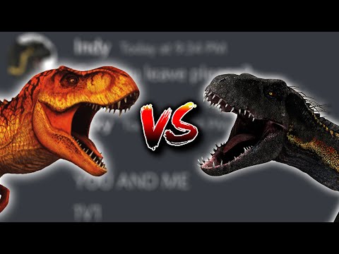 T-REX LEVEL 999 vs INDORAPTOR ( DISCORD )