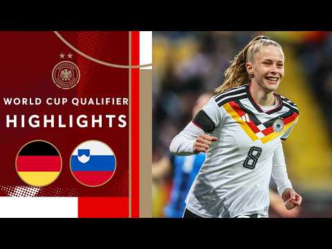 5 goal performance to start 2026! | Germany vs Slovenia 5-0 | Highlights | World Cup Qualifier
