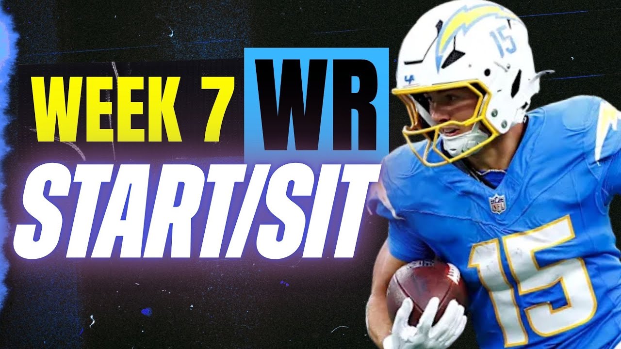 Week 7 WR START/SIT Every Match Up Analysis 🚨 MUST-Play & MUST-Bench Players (2025 Fantasy Football)