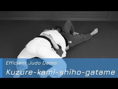 Kuzure-kami-shiho-gatame - Demo — judo technique demonstration