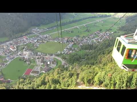Luftseilbahn Wolfenschiessen - Brändlen Talfahrt - Switzerland