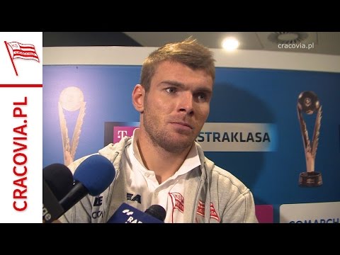 Bartosz Rymaniak po meczu Cracovia - Wisła Kraków (28.09.2014)