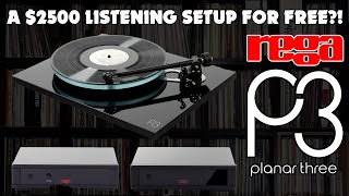 A $2500 LISTENING SETUP FOR FREE?!: Rega Planar 3 Turntable + Fono MM MK5 Preamp + Neo Power Supply!